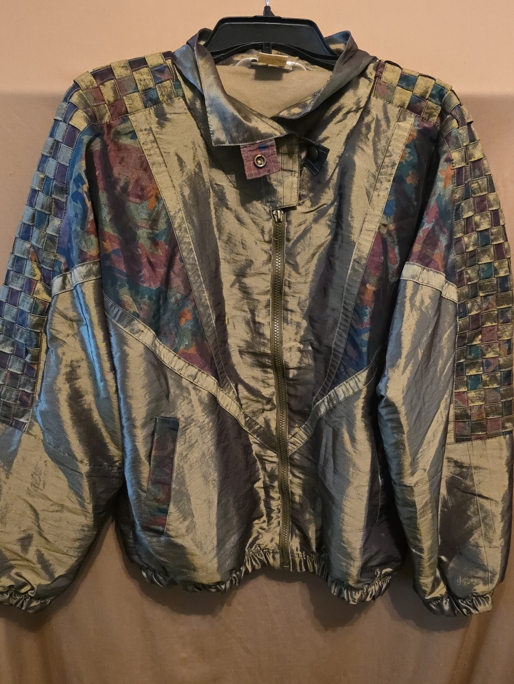 Ladies' Iridescent Bomber Jacket M